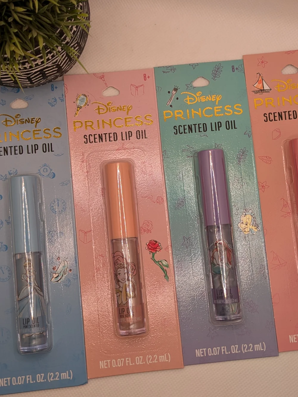 Disney Princess Scented Lip Oil 4 Princess